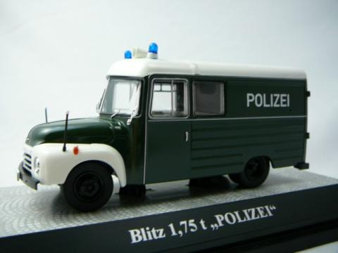 Opel Blitz1.75T Fourgon Polizei Miniature 1/43 Premium Classixxs